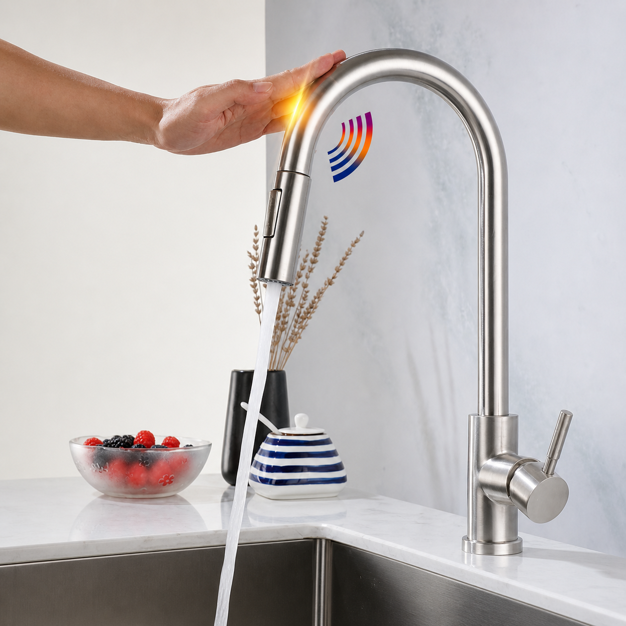 Single Handle Pull Out Kitchen Faucet