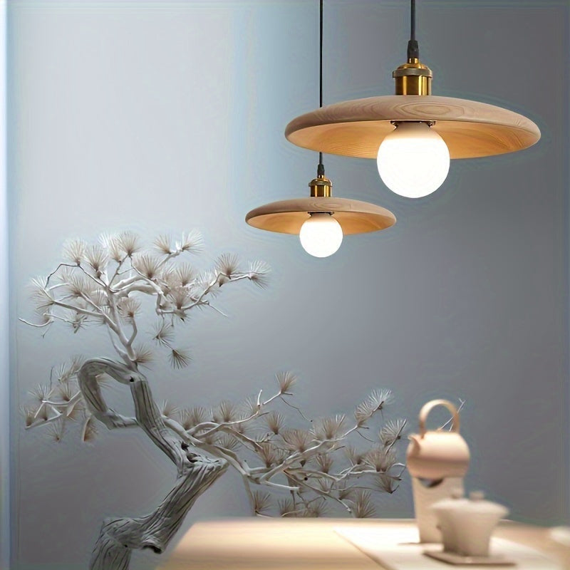 Solid Wood Nordic Pendant Light