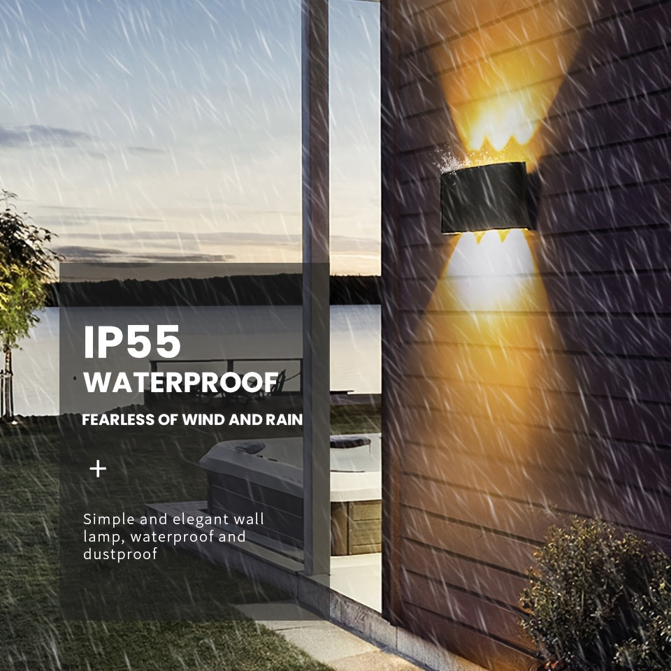 Dual Beam LED Wall Light IP55