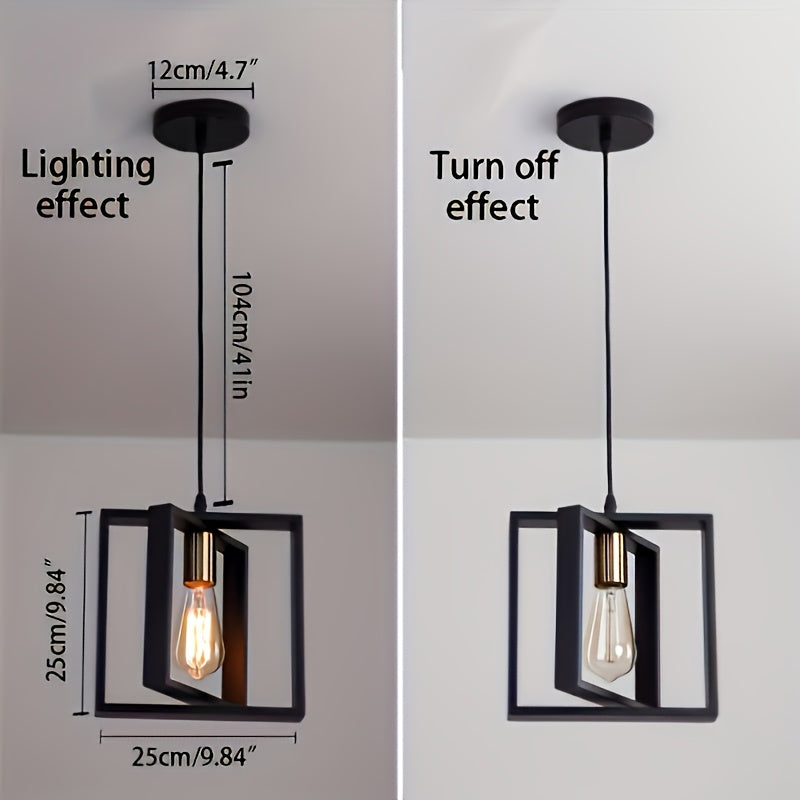 Industrial Minimalist Pendant Light