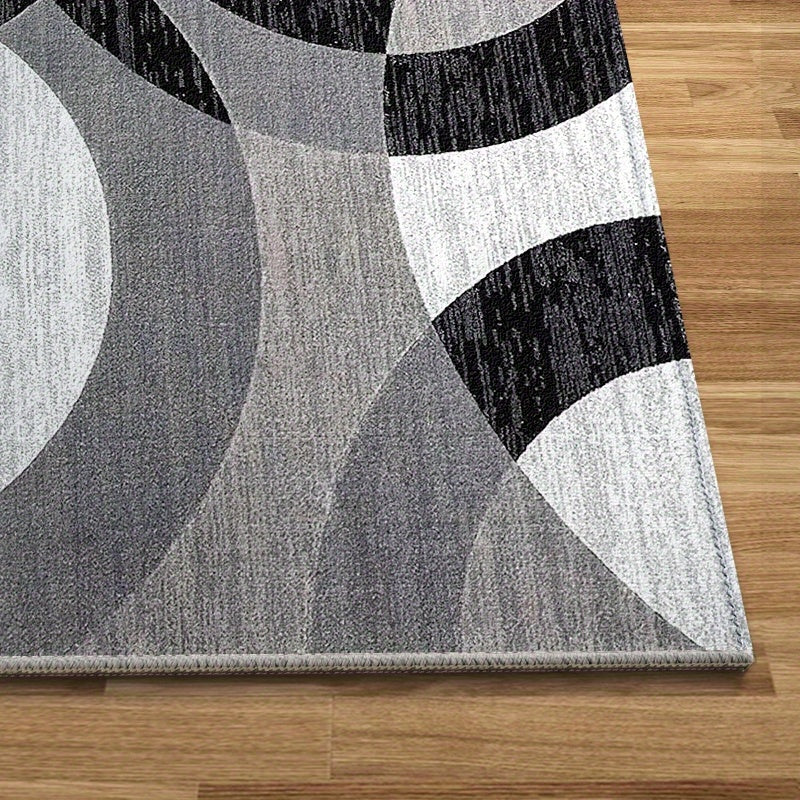 Orbit Weave Geometric Velvet Rug