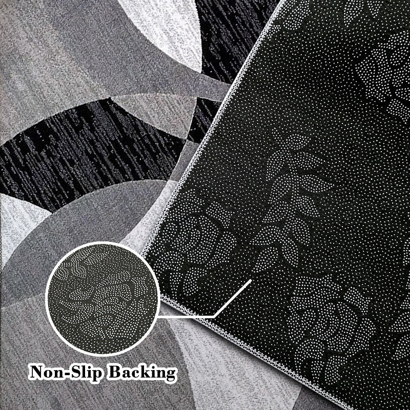 Orbit Weave Geometric Velvet Rug