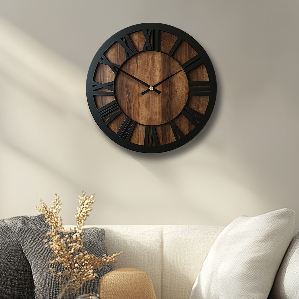Vintage Roman Numeral Wall Clock