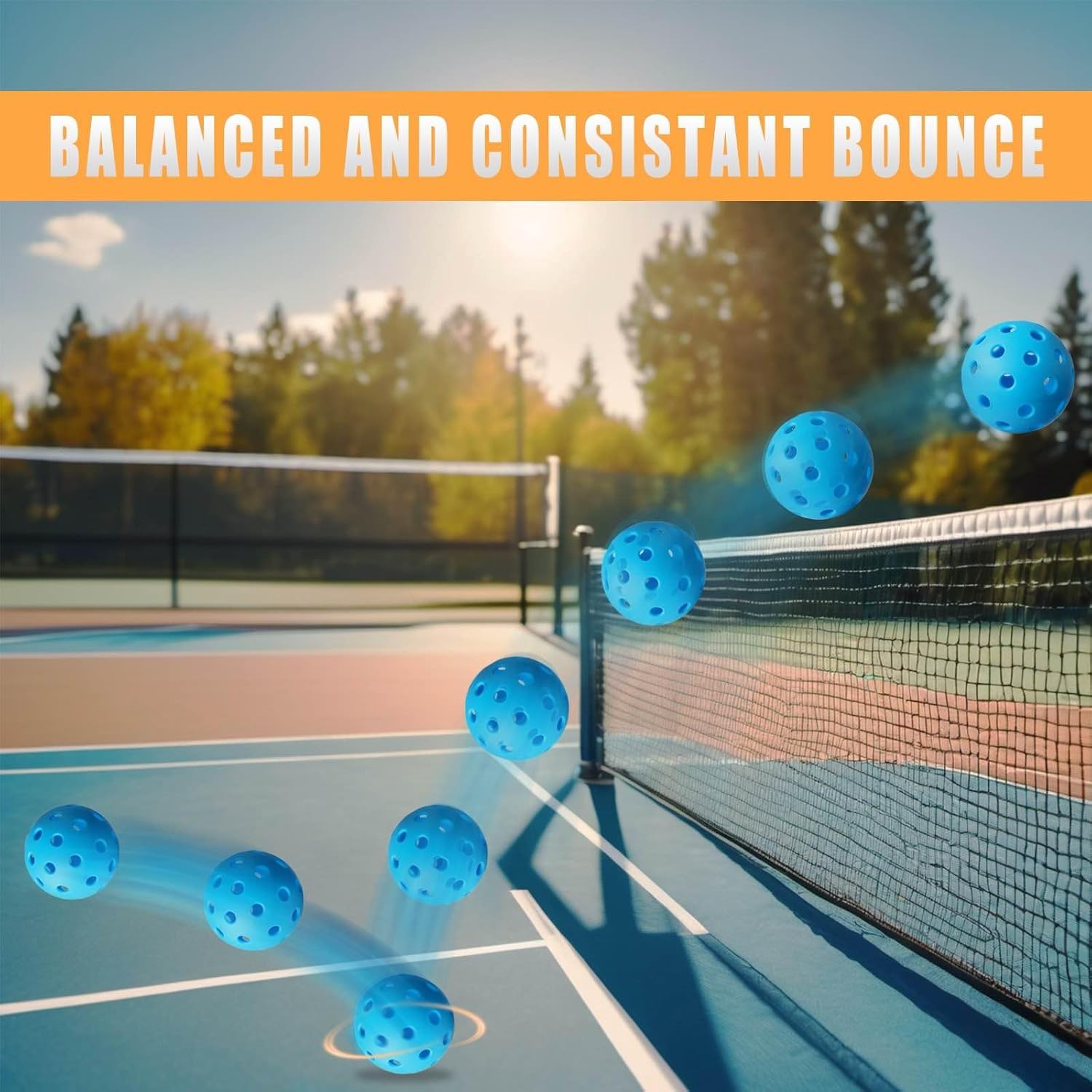 Outdoor Pickleball Balls 6 Pack