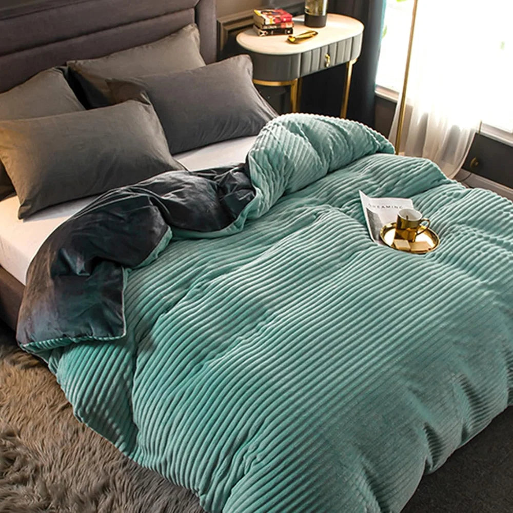 Plush Winter Duvet Cover Bedding Set