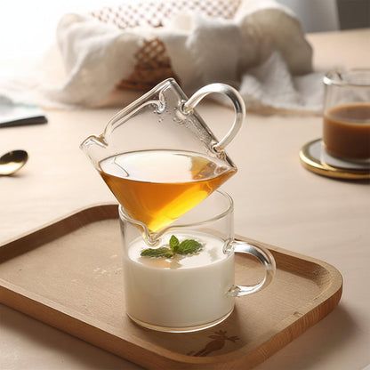 Glass Double Spout Espresso Measuring Cup