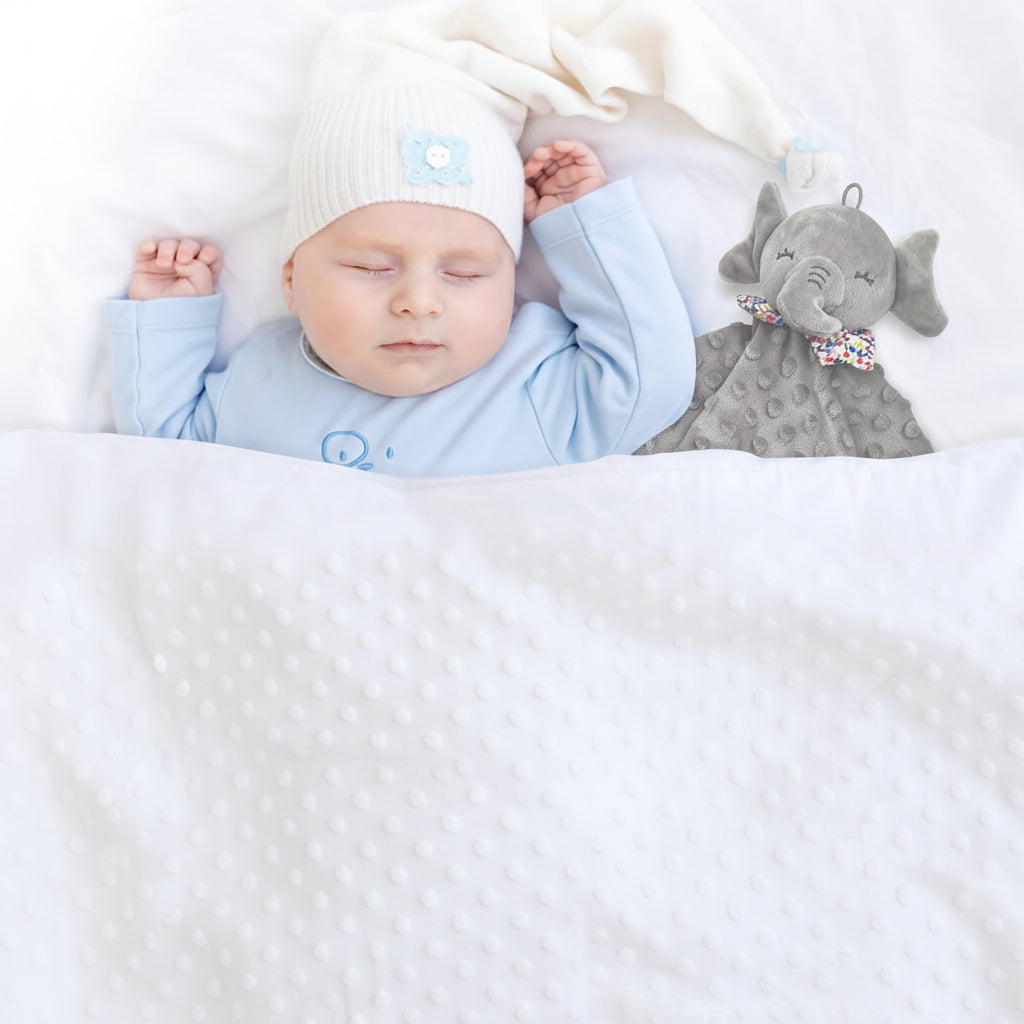 Elephant Plush Baby Comforter Lovey