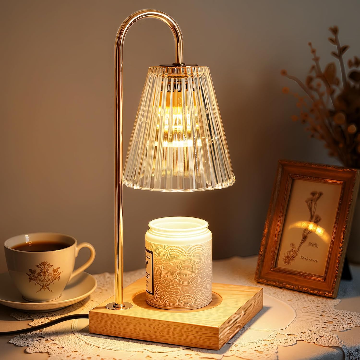 Electric Wax Melting Candle Table Lamp