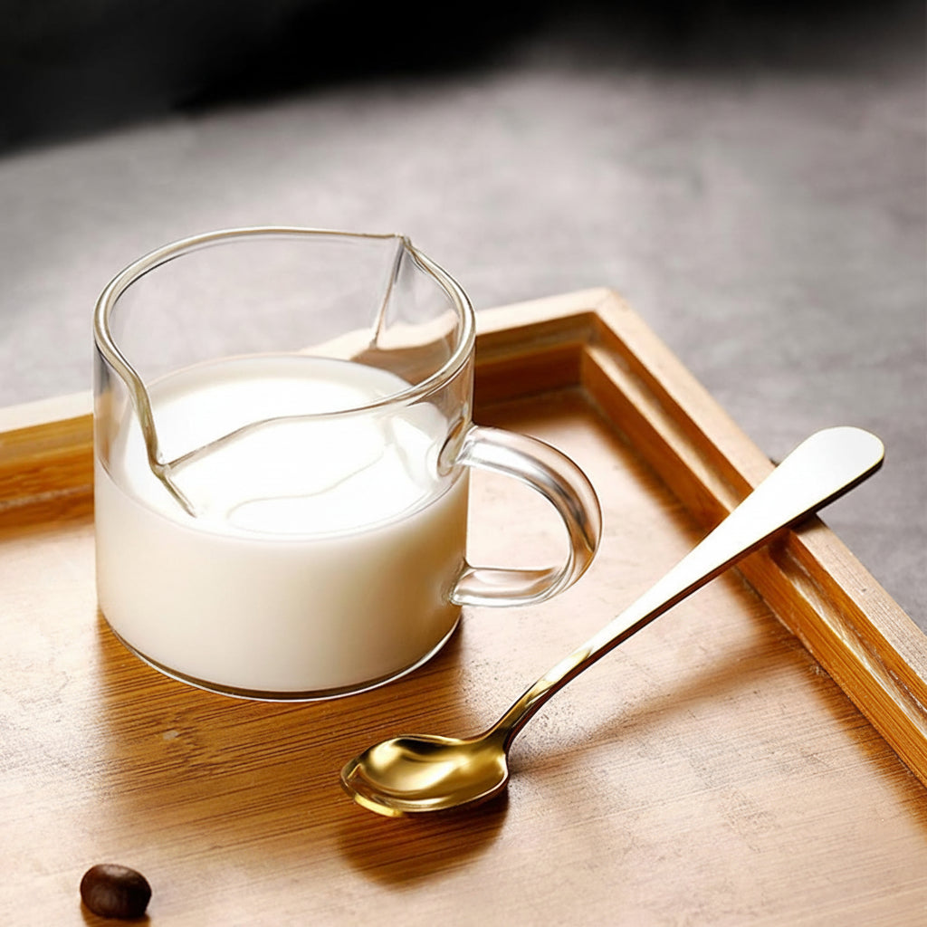 Glass Double Spout Espresso Measuring Cup
