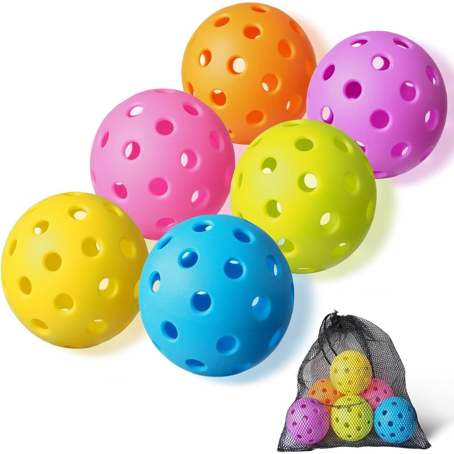 Outdoor Pickleball Balls 6 Pack