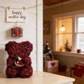 Mini Rose Bear Flower Teddy Decor