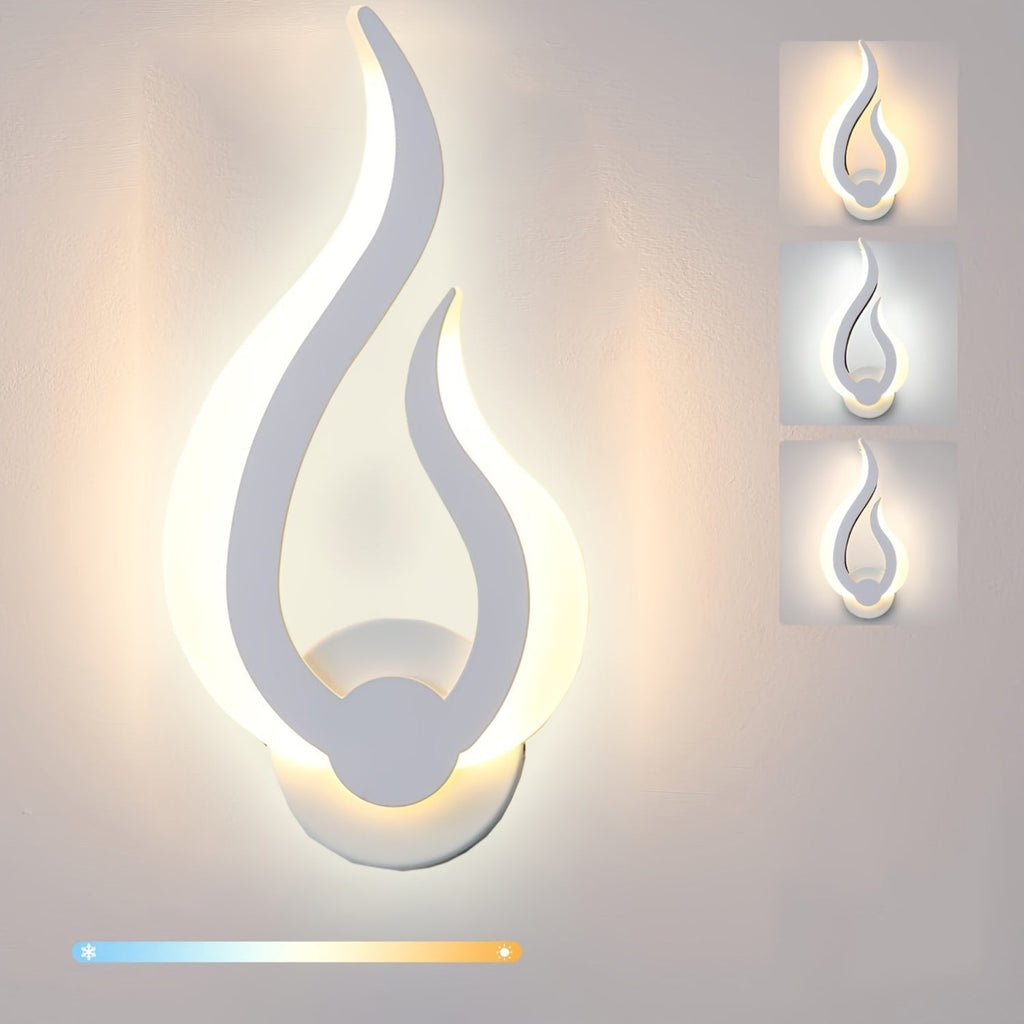 Flame Effect LED Wall Light 10W