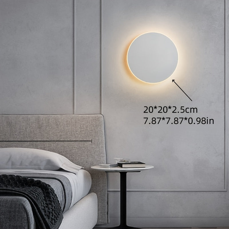 Minimalist Round LED Wall Light