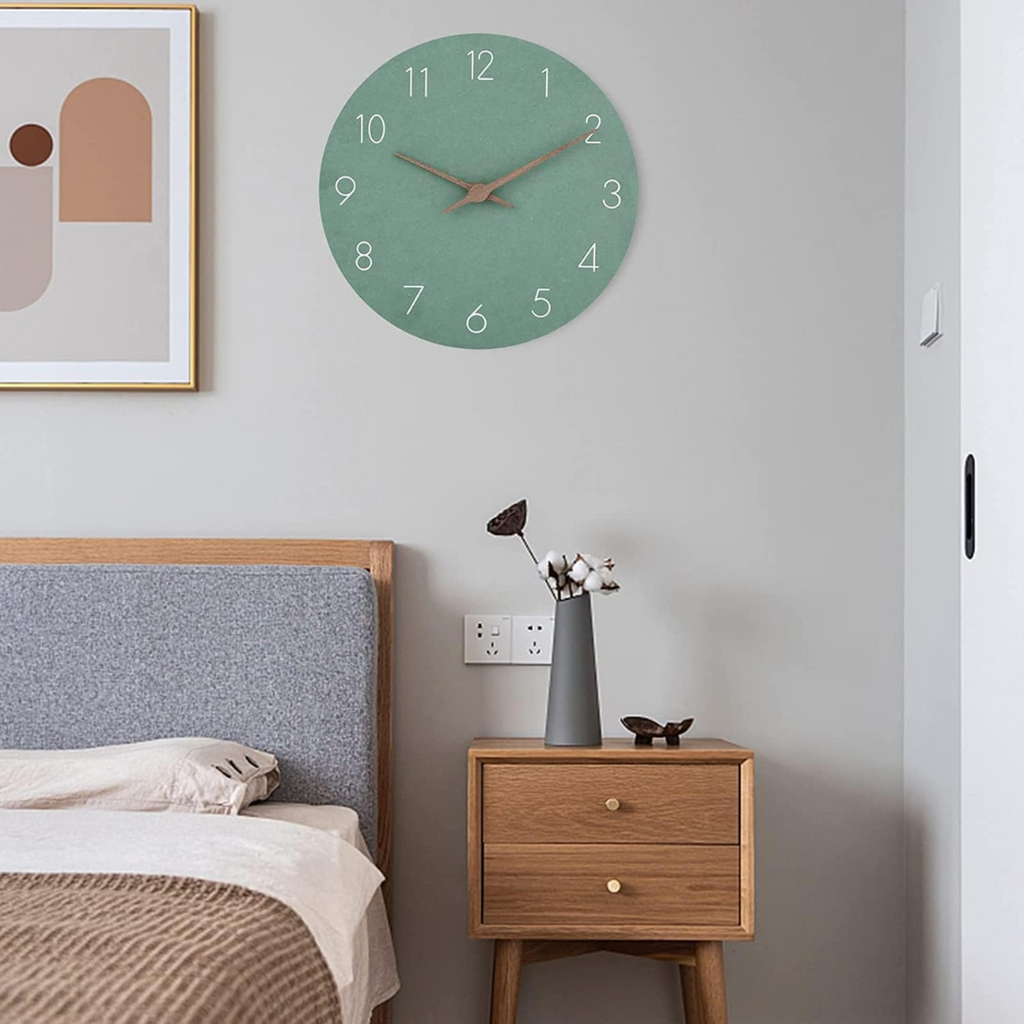 Nork Minimalist Wood Wall Clock