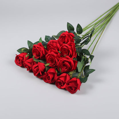 Red Rose Artificial Flower Bouquet