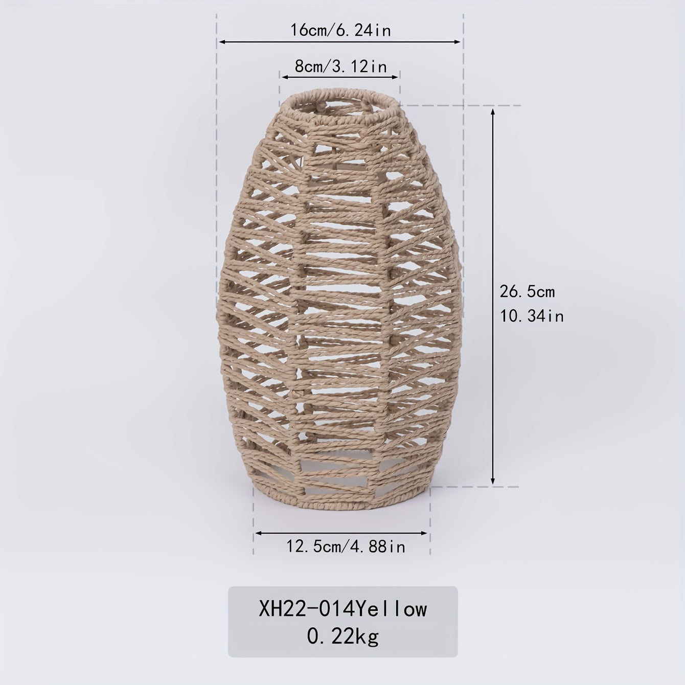 Natural Woven Rope Ceiling Shade