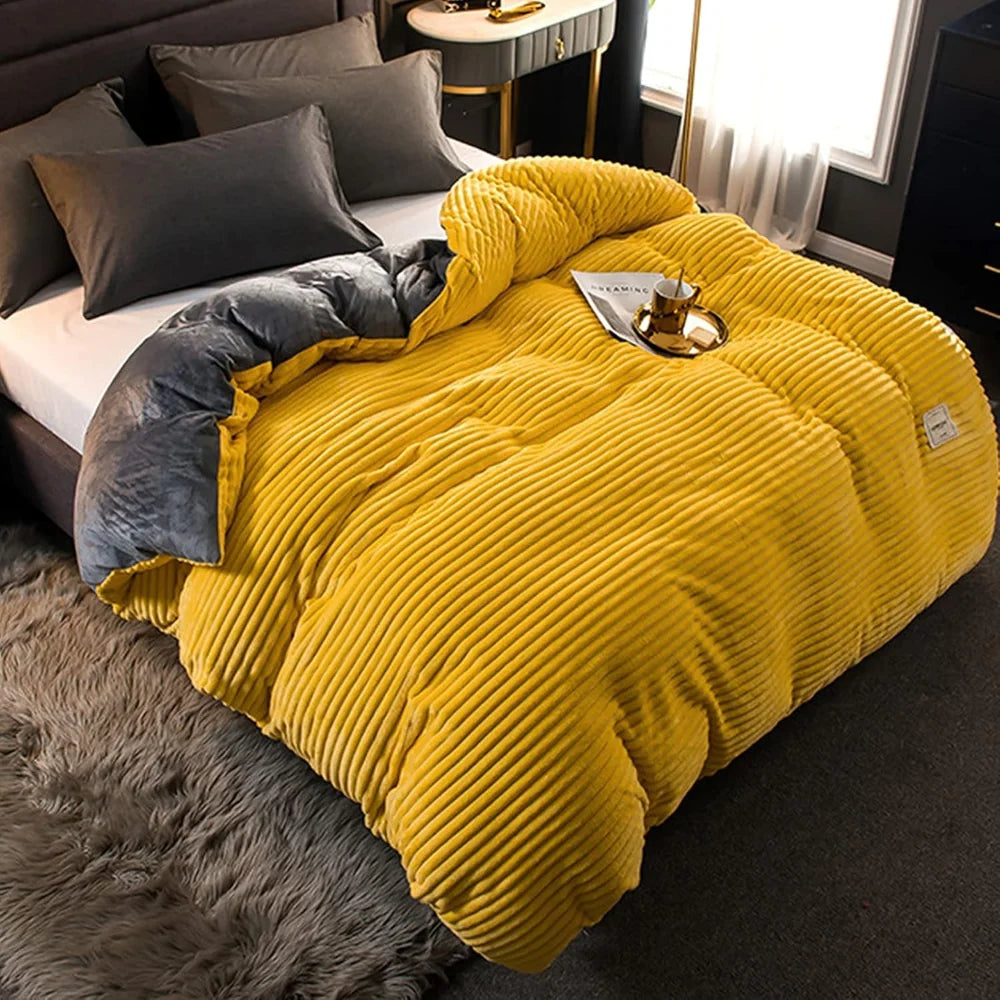 Plush Winter Duvet Cover Bedding Set