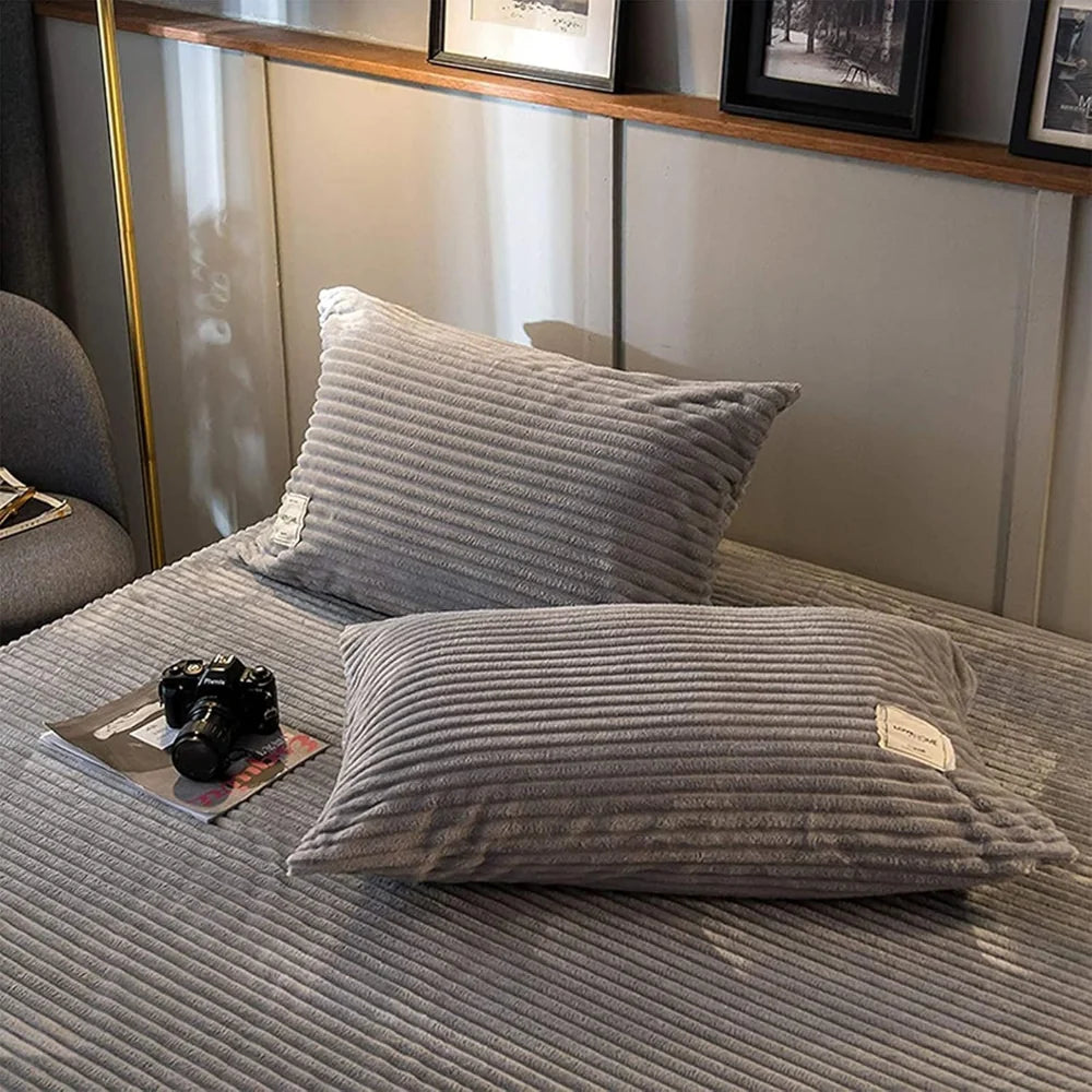 Plush Winter Duvet Cover Bedding Set