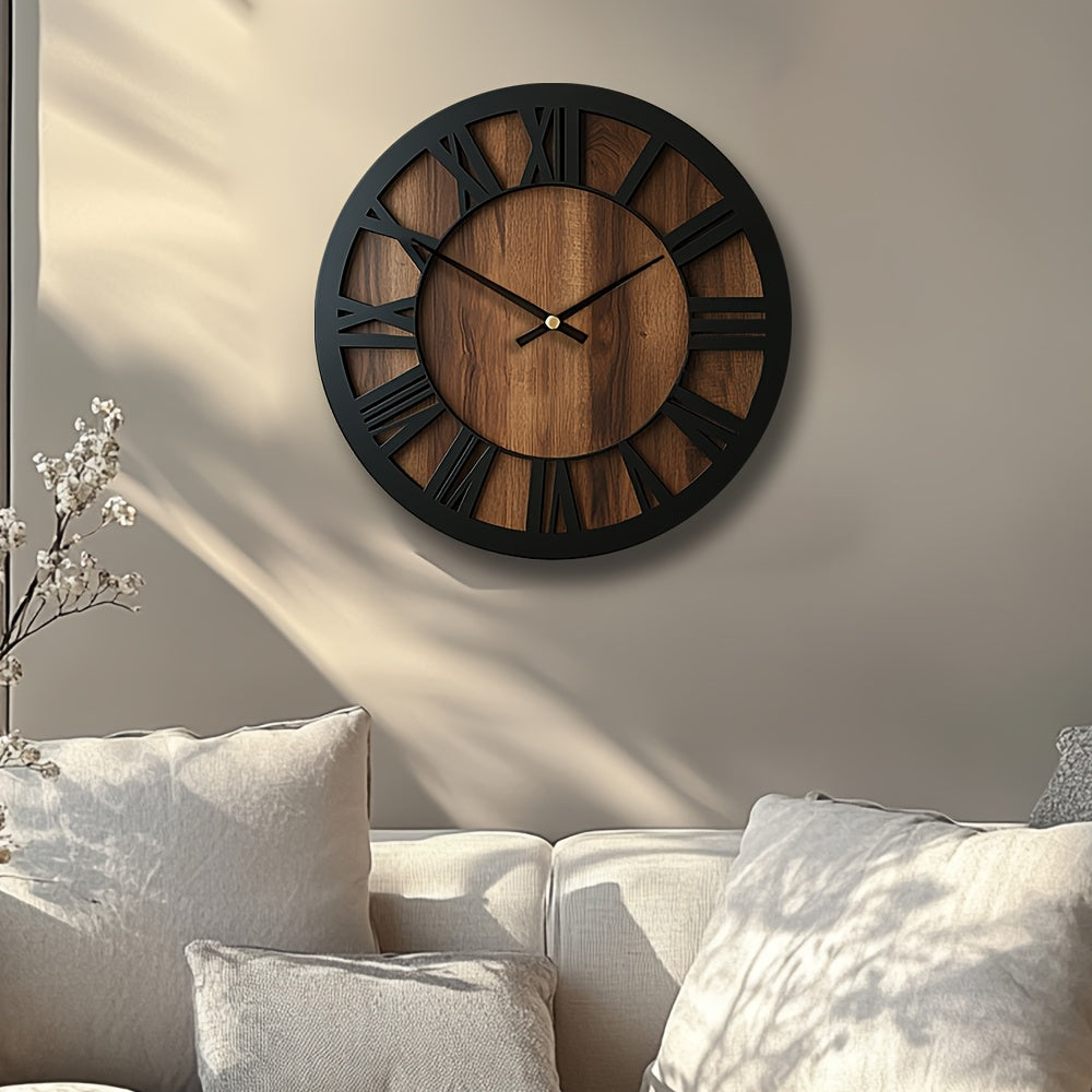 Vintage Roman Numeral Wall Clock