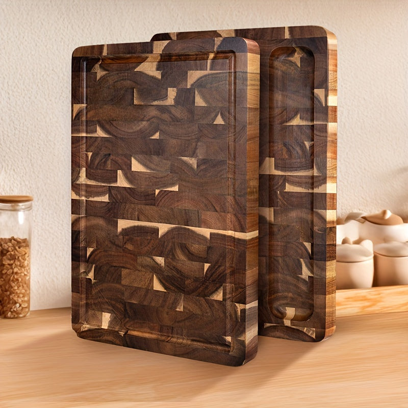 Acacia Wood End Grain Chopping Block