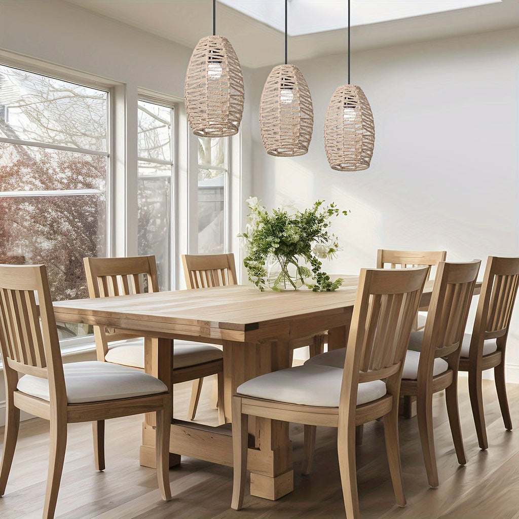 Natural Woven Rope Ceiling Shade