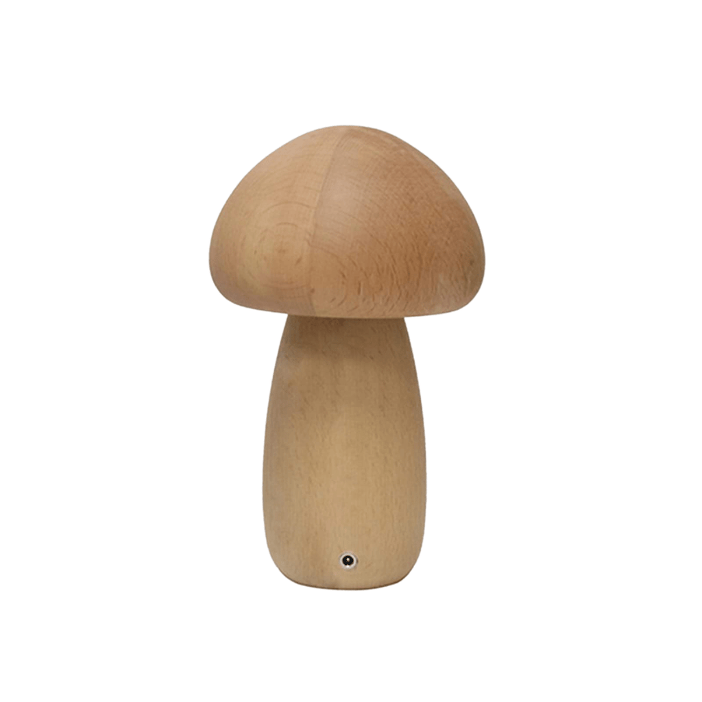 Portobello Wooden Mushroom Night Light