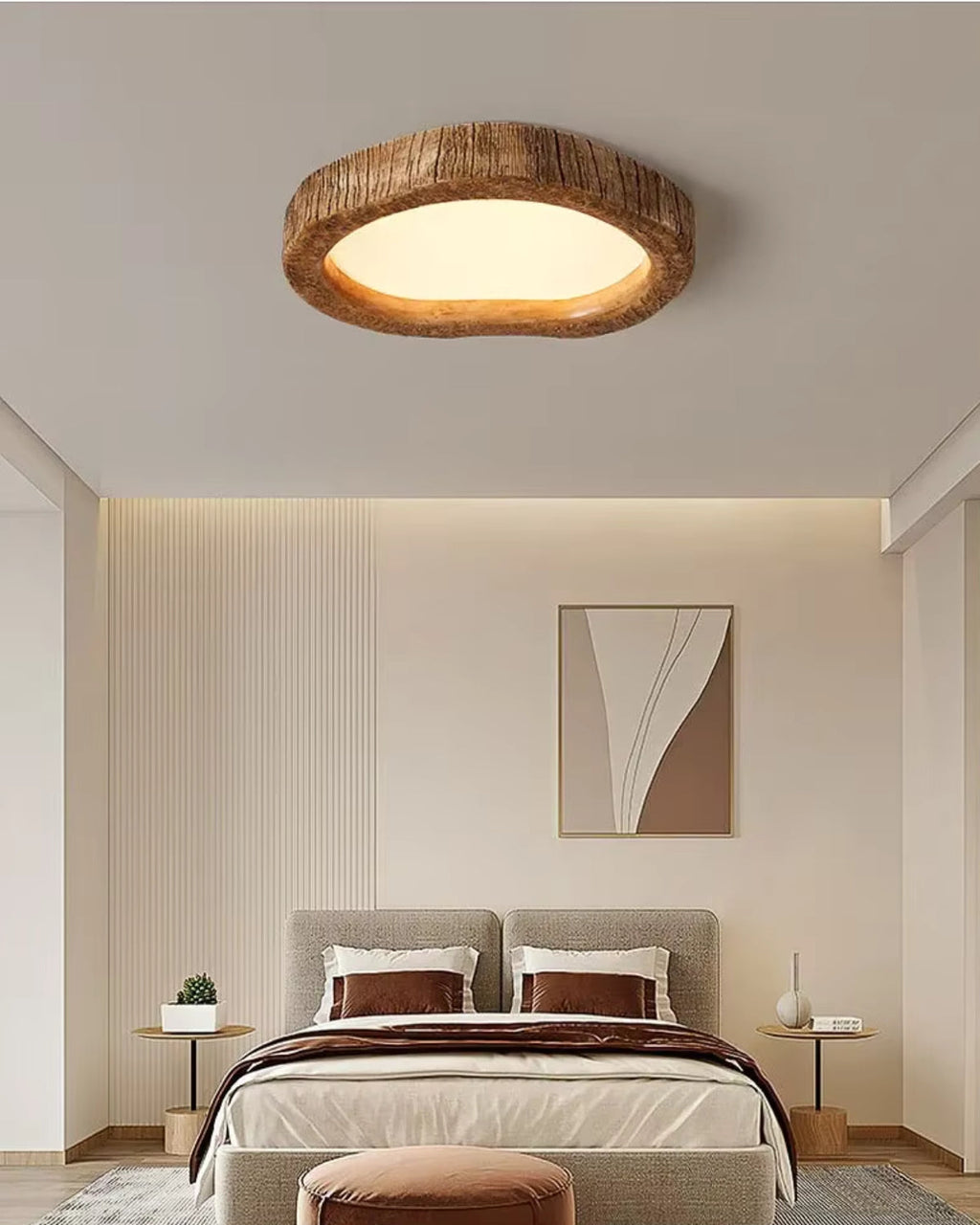 Le Halo Bois Wood LED Ceiling Light