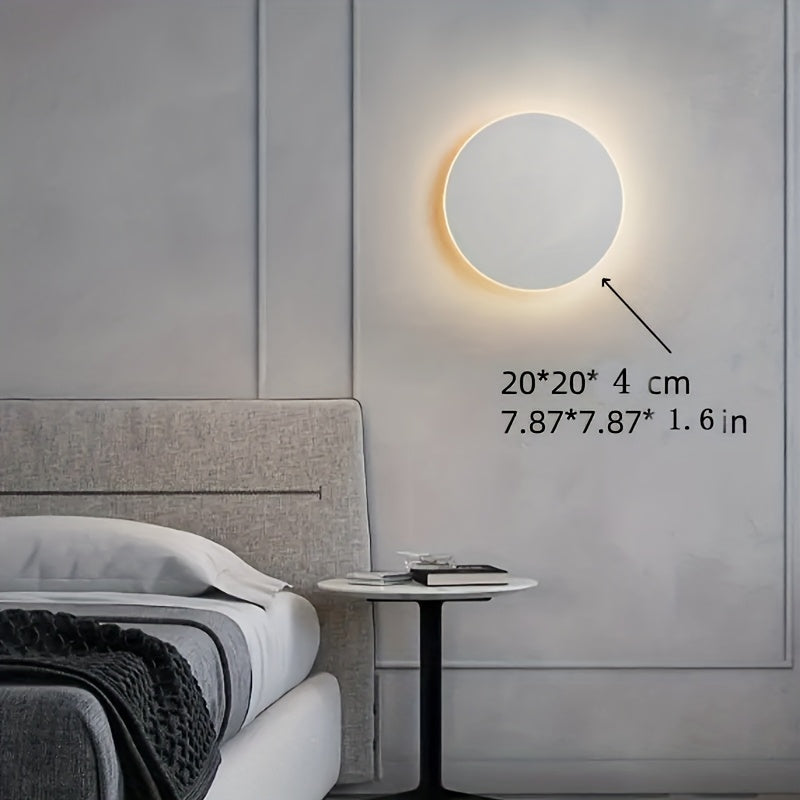 Minimalist Round LED Wall Light