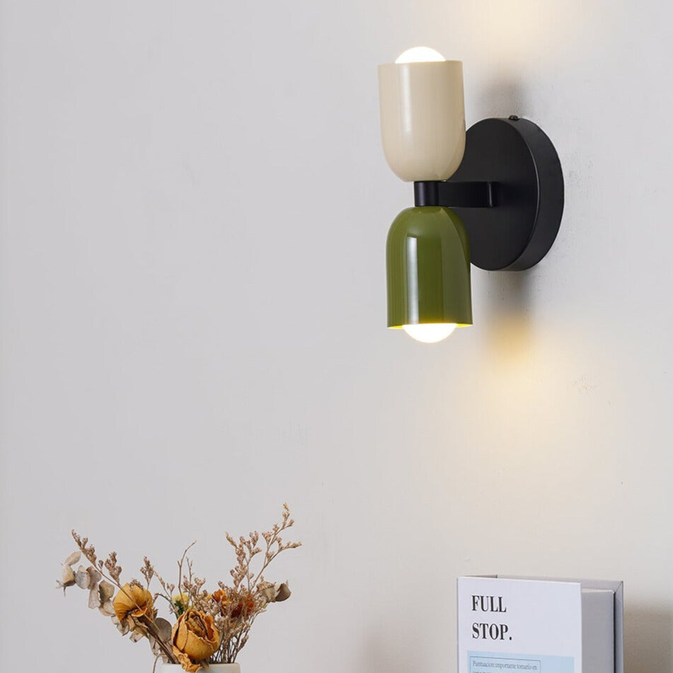 Nordic Macaron Colour Bedside Wall Lamp