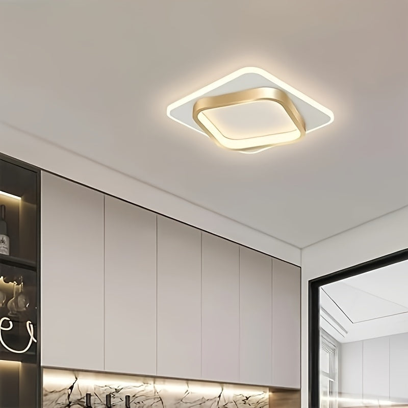 Square Geometric LED Ceiling Light