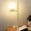 Golden Globe Glass Table Lamp