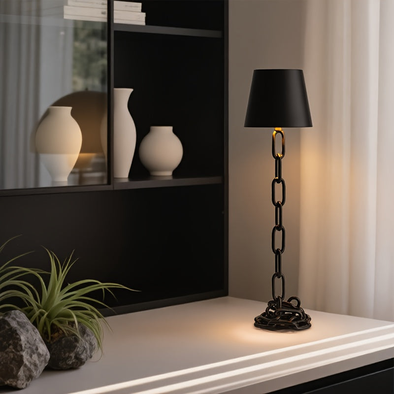 Chain-Link Rechargeable Table Lamp