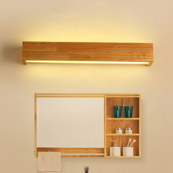 Wooden Minimalist LED Wall Lamp