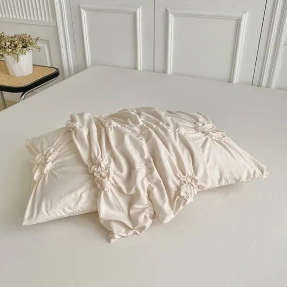 Ruffle Flower Quilt Cover Set - Image 6