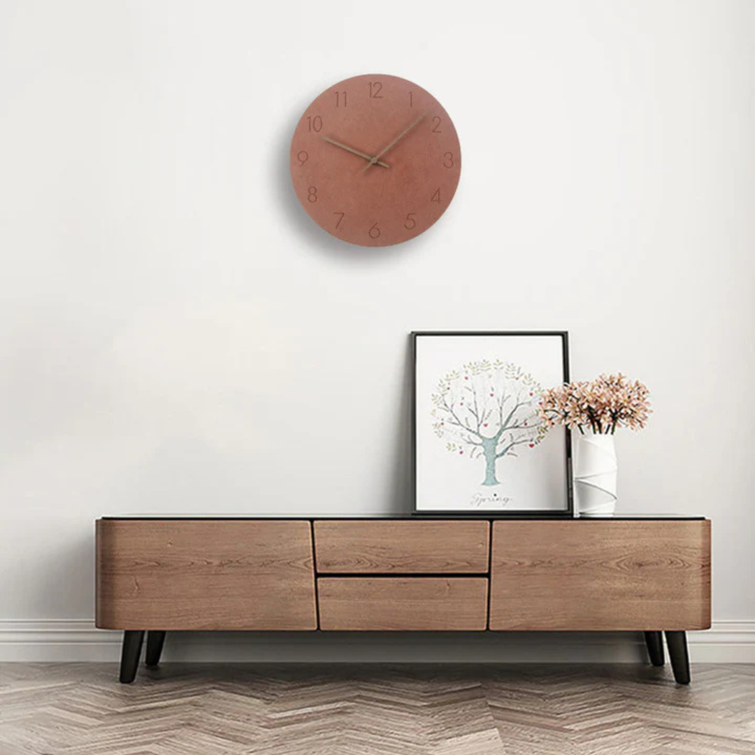 Nork Minimalist Wood Wall Clock