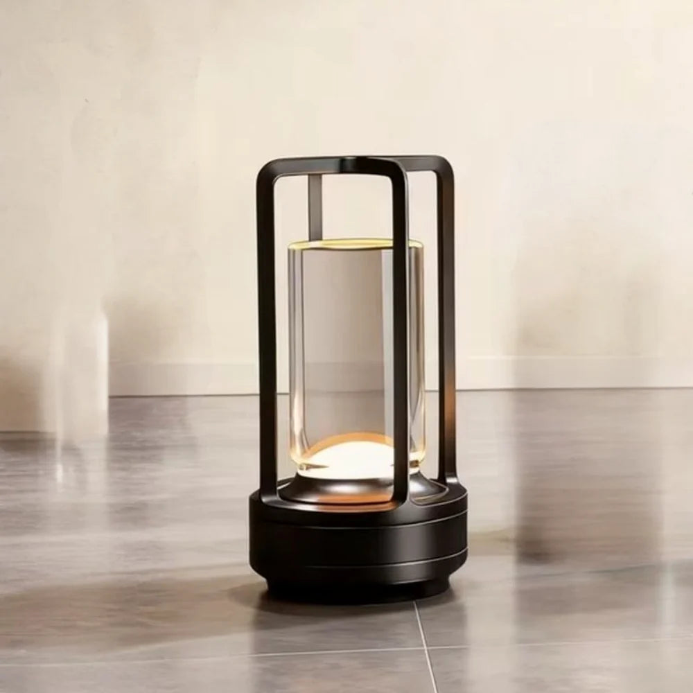 Modern Metal Cylinder LED Table Lamp