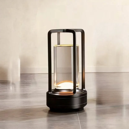 Modern Metal Cylinder LED Table Lamp