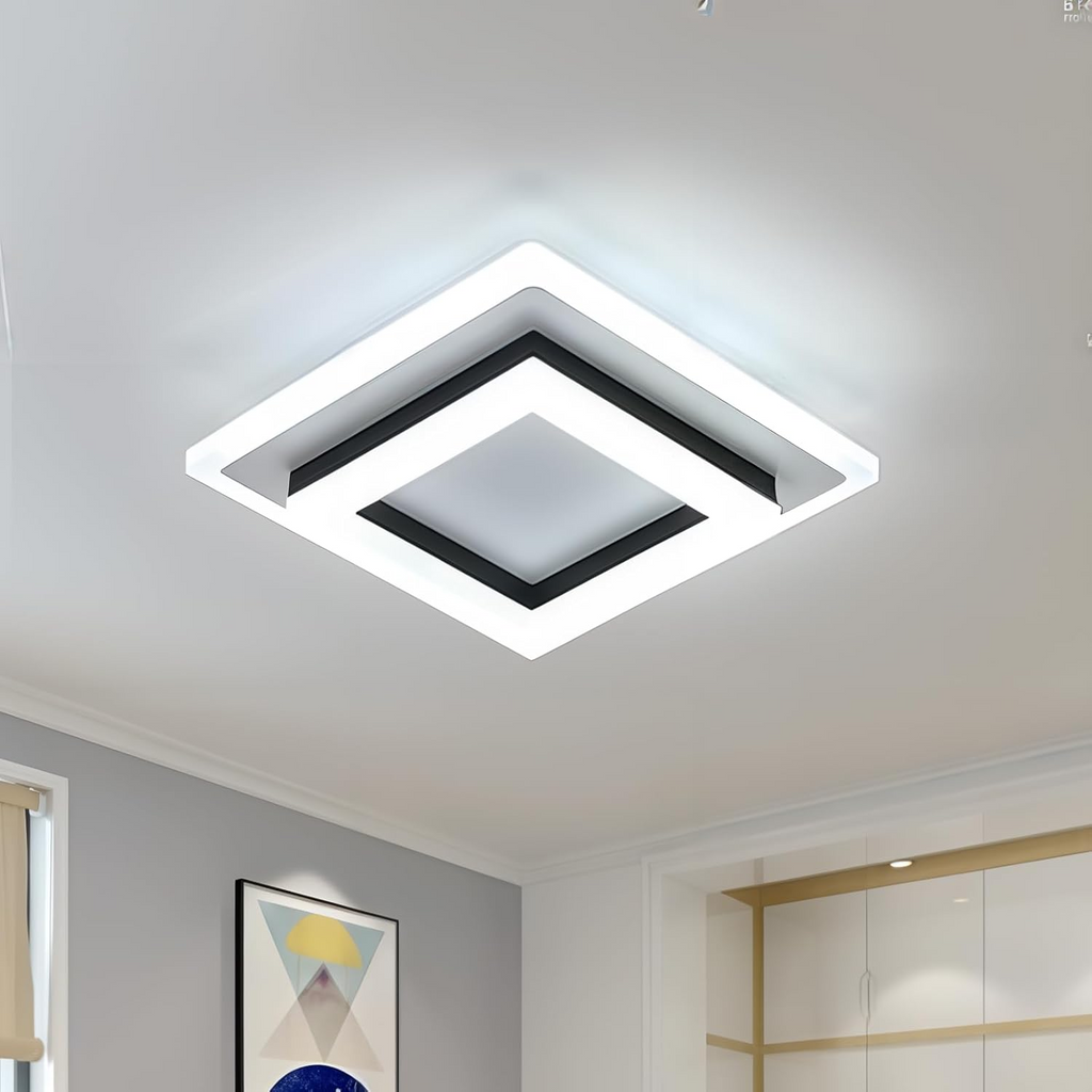Square LED Flush Ceiling Light
