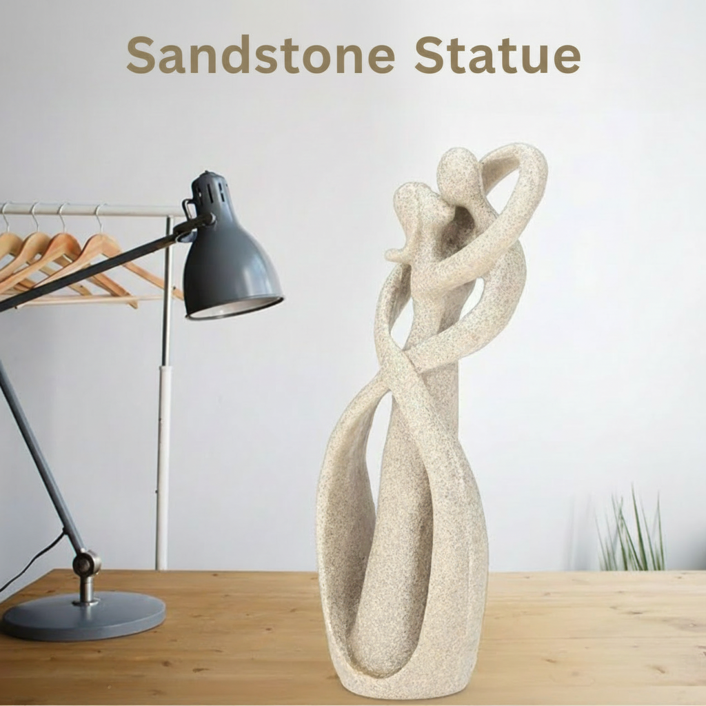 Modern Abstract Couple Resin Figurine