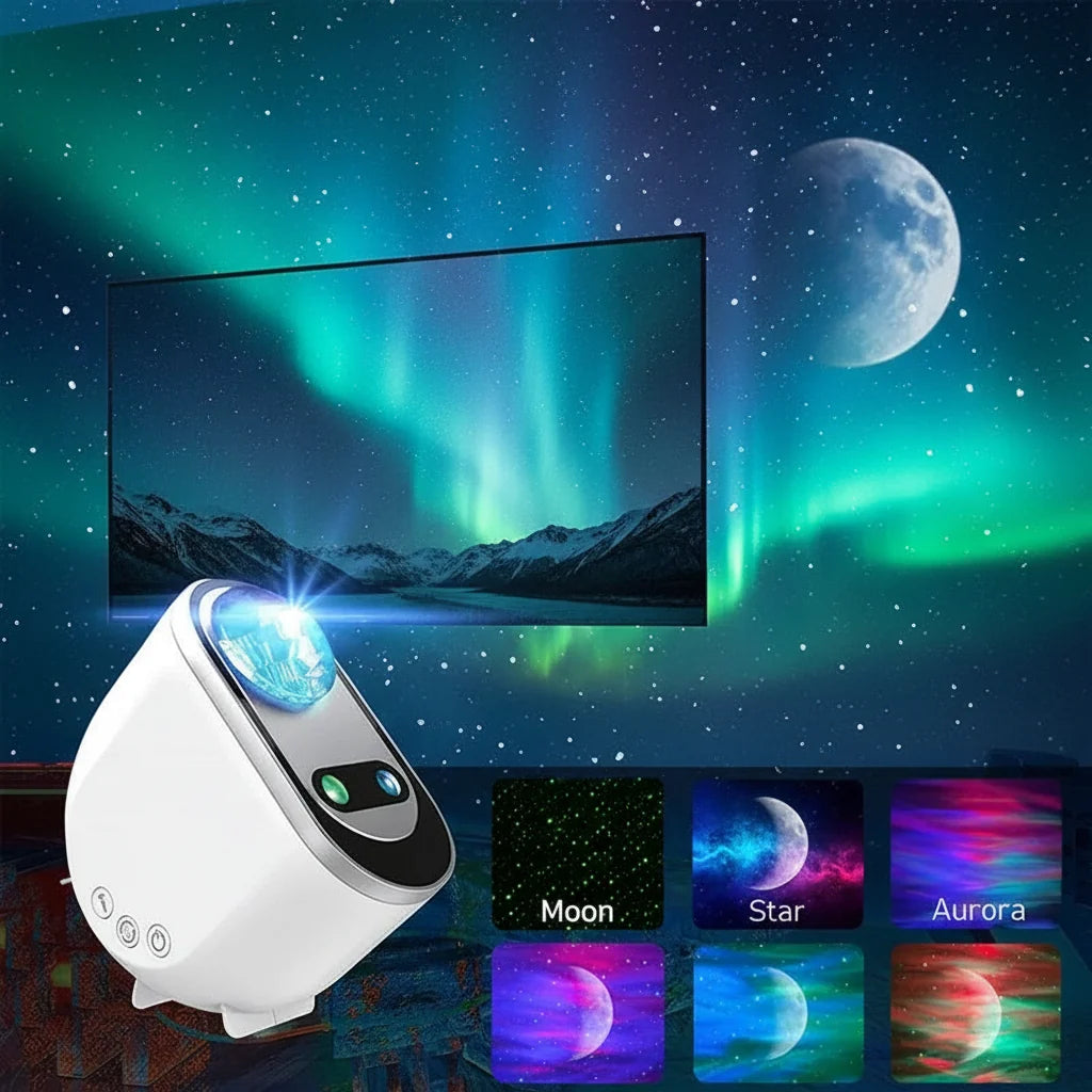 Aurora Galaxy Projector Night Light