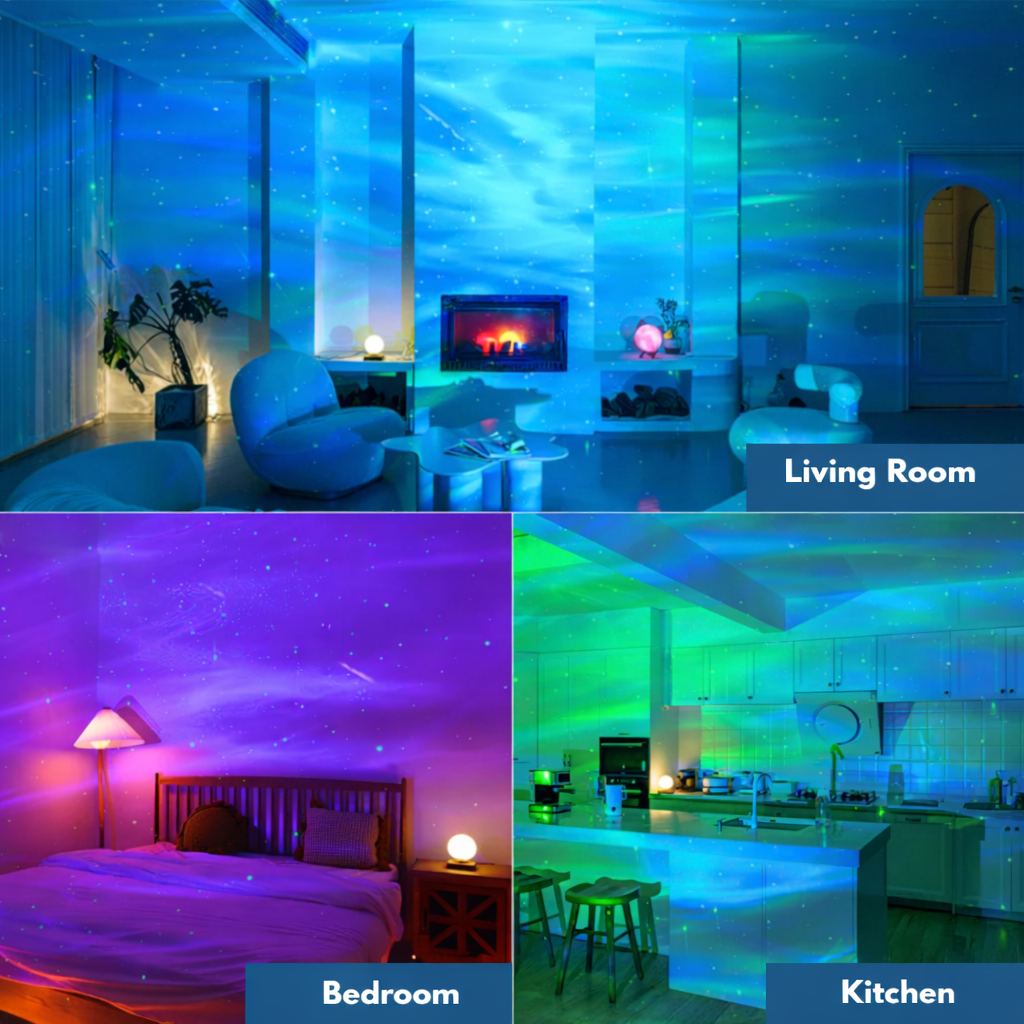 Aurora Galaxy Projector Night Light