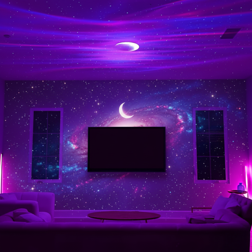 Aurora Galaxy Projector Night Light