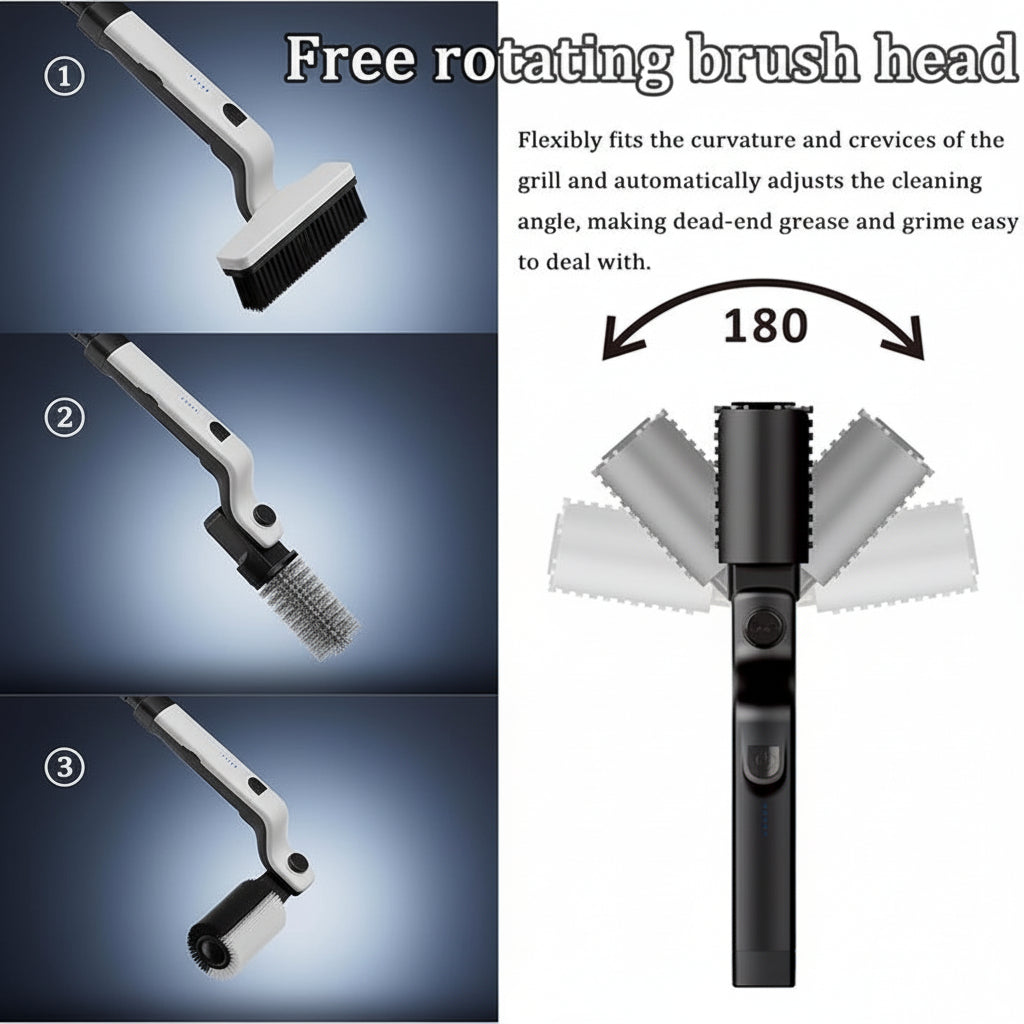 Rechargeable Electric BBQ Grill Brush
