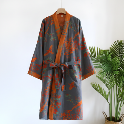 Lightweight Waffle Quick Dry Bathrobe