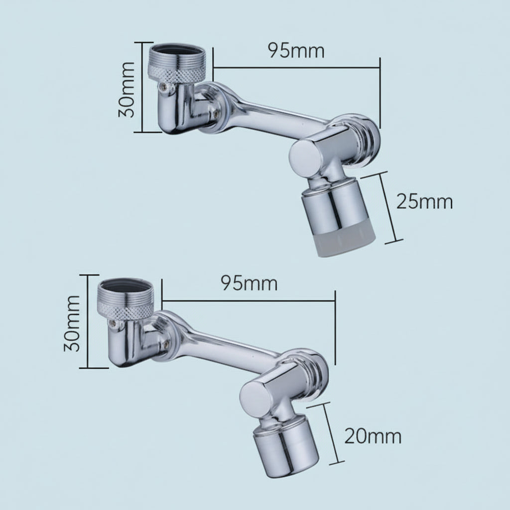 Rotating Splash Filter Faucet Extender