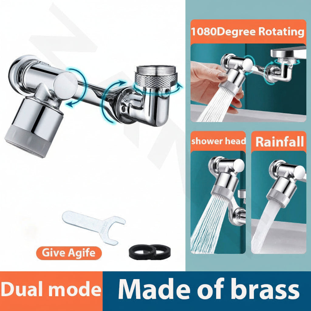 Rotating Splash Filter Faucet Extender