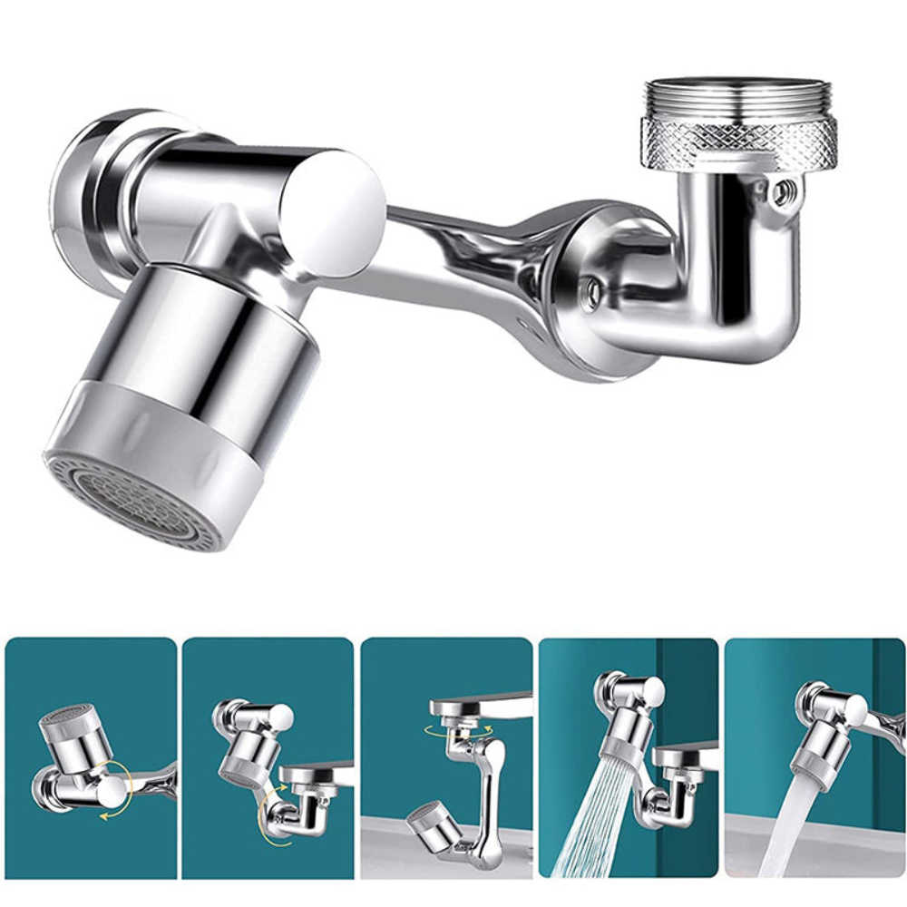 Rotating Splash Filter Faucet Extender