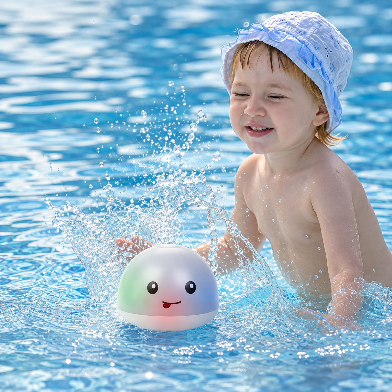 Whale Spinner Water Sprinkler Bath Toy