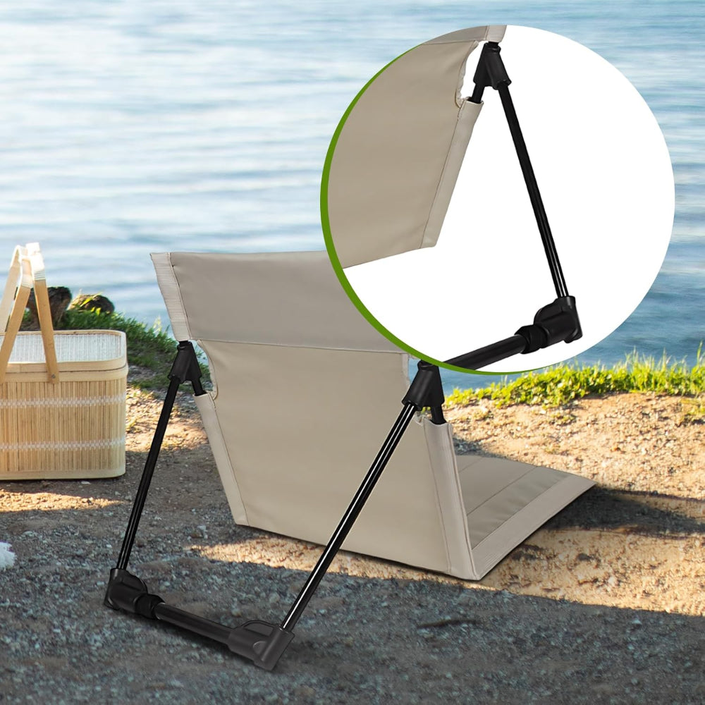 Foldable Reclining Beach Lounge Chair