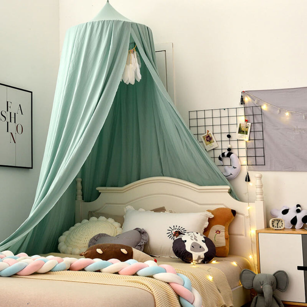 Bed Canopy for Kids Room Soft Hanging Decor Lightweight Fabric 1